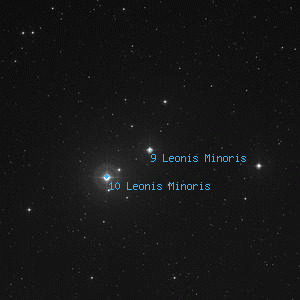 DSS image of 9 Leonis Minoris