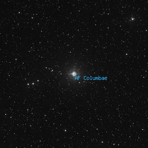 DSS image of AF Columbae