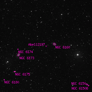 DSS image of Abell2197