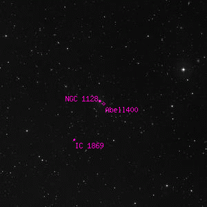 DSS image of Abell400