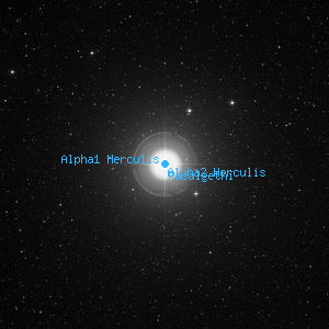 DSS image of Alpha2 Herculis