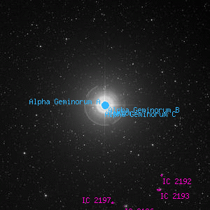 DSS image of Alpha Geminorum A