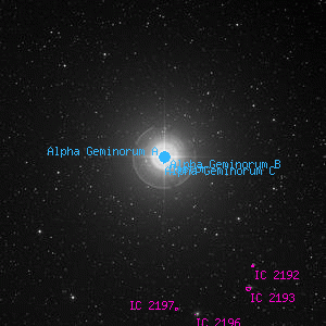 DSS image of Alpha Geminorum C