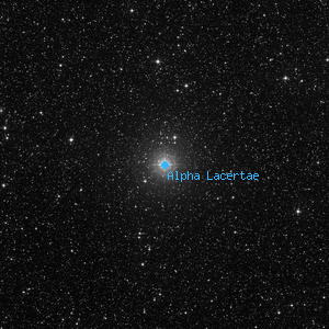 DSS image of Alpha Lacertae