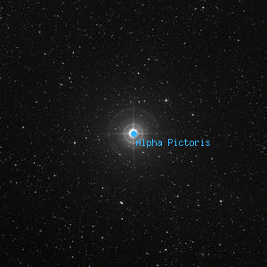 DSS image of Alpha Pictoris