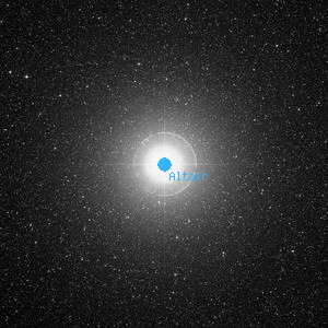 DSS image of Altair
