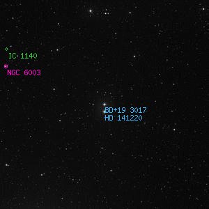 DSS image of BD+19 3017