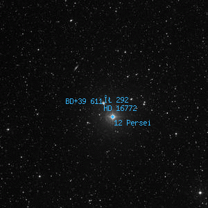 DSS image of BD+39 611