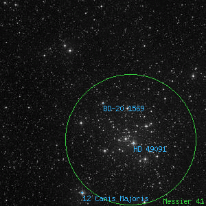 DSS image of BD-20 1569