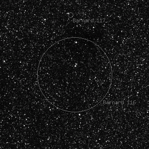 DSS image of Barnard 116