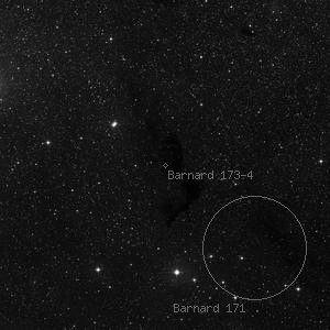 DSS image of Barnard 173-4