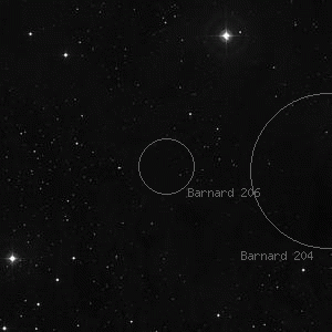 DSS image of Barnard 206