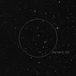 DSS image of Barnard 218