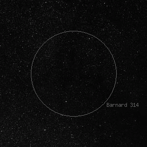 DSS image of Barnard 314