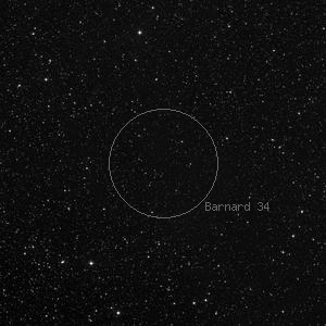 DSS image of Barnard 34