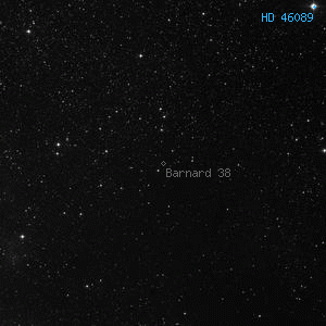 DSS image of Barnard 38