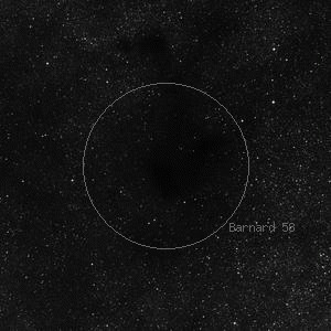 DSS image of Barnard 58