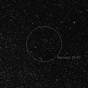 DSS image of Barnard 65-67