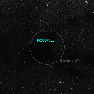 DSS image of Barnard 67