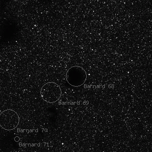 DSS image of Barnard 68