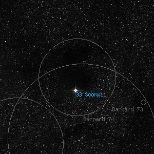 DSS image of Barnard 74
