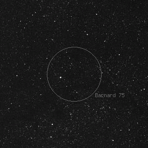 DSS image of Barnard 75
