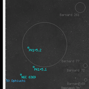 DSS image of Barnard 77