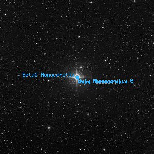 DSS image of Beta1 Monocerotis