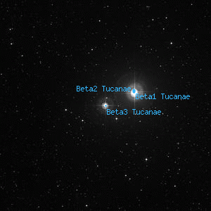 DSS image of Beta3 Tucanae