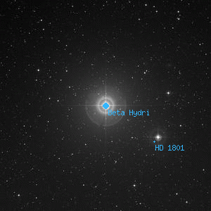 DSS image of Beta Hydri