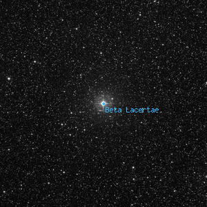 DSS image of Beta Lacertae