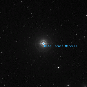 DSS image of Beta Leonis Minoris