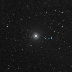 DSS image of Beta Octantis