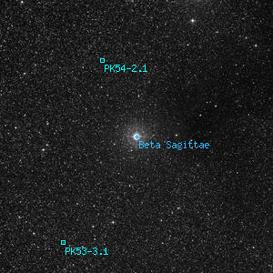 DSS image of Beta Sagittae