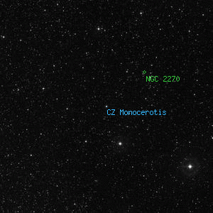DSS image of CZ Monocerotis