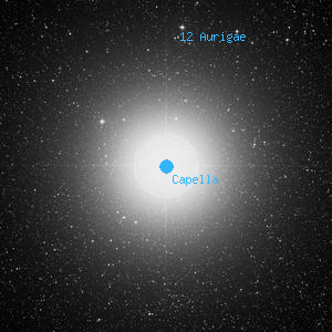 DSS image of Capella