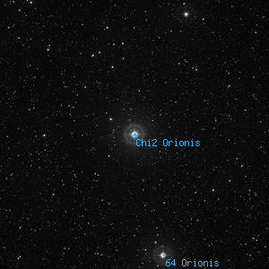 DSS image of Chi2 Orionis