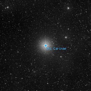 DSS image of Chi Carinae