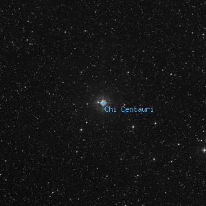 DSS image of Chi Centauri