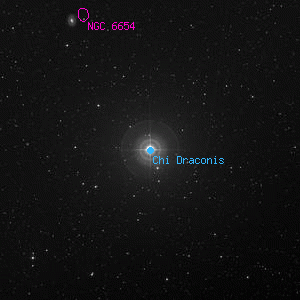 DSS image of Chi Draconis