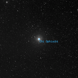 DSS image of Chi Ophiuchi
