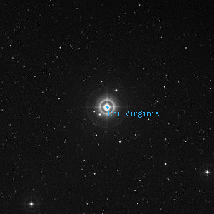 DSS image of Chi Virginis