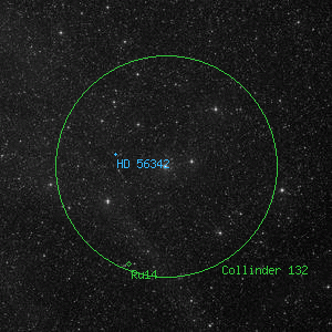DSS image of Collinder 132