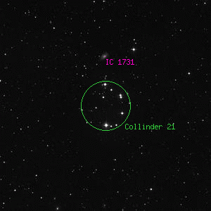 DSS image of Collinder 21
