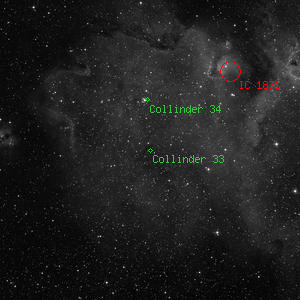 DSS image of Collinder 33