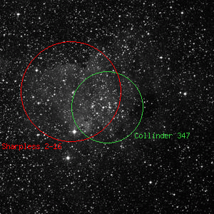 DSS image of Collinder 347