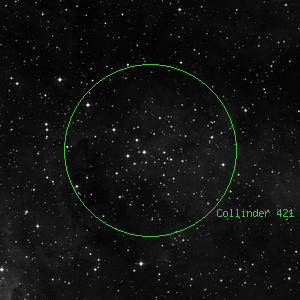 DSS image of Collinder 421