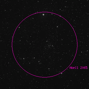 DSS image of Abell 2065