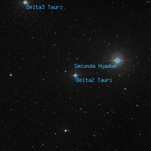 DSS image of Delta2 Tauri