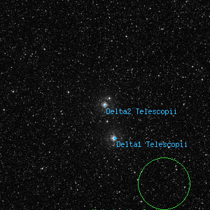 DSS image of Delta2 Telescopii